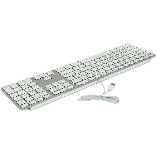 Apple MB110LL/B Aluminum Wired Keyboard with... at MacSales.com