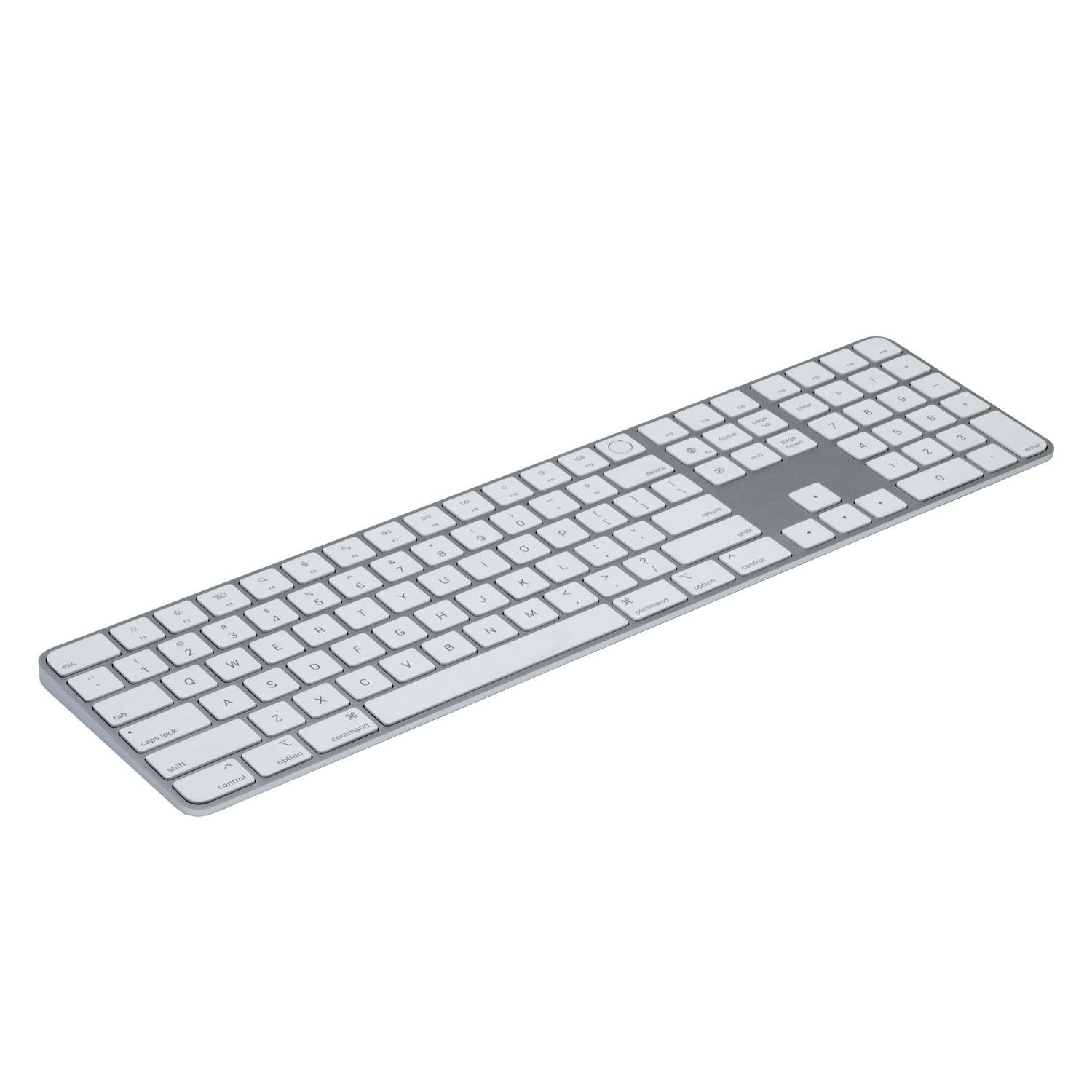 キーボード Magic Keyboard with Touch ID Lightning Apple Magic Keyboard with Touch ID and Numeric Keypad - Silicon