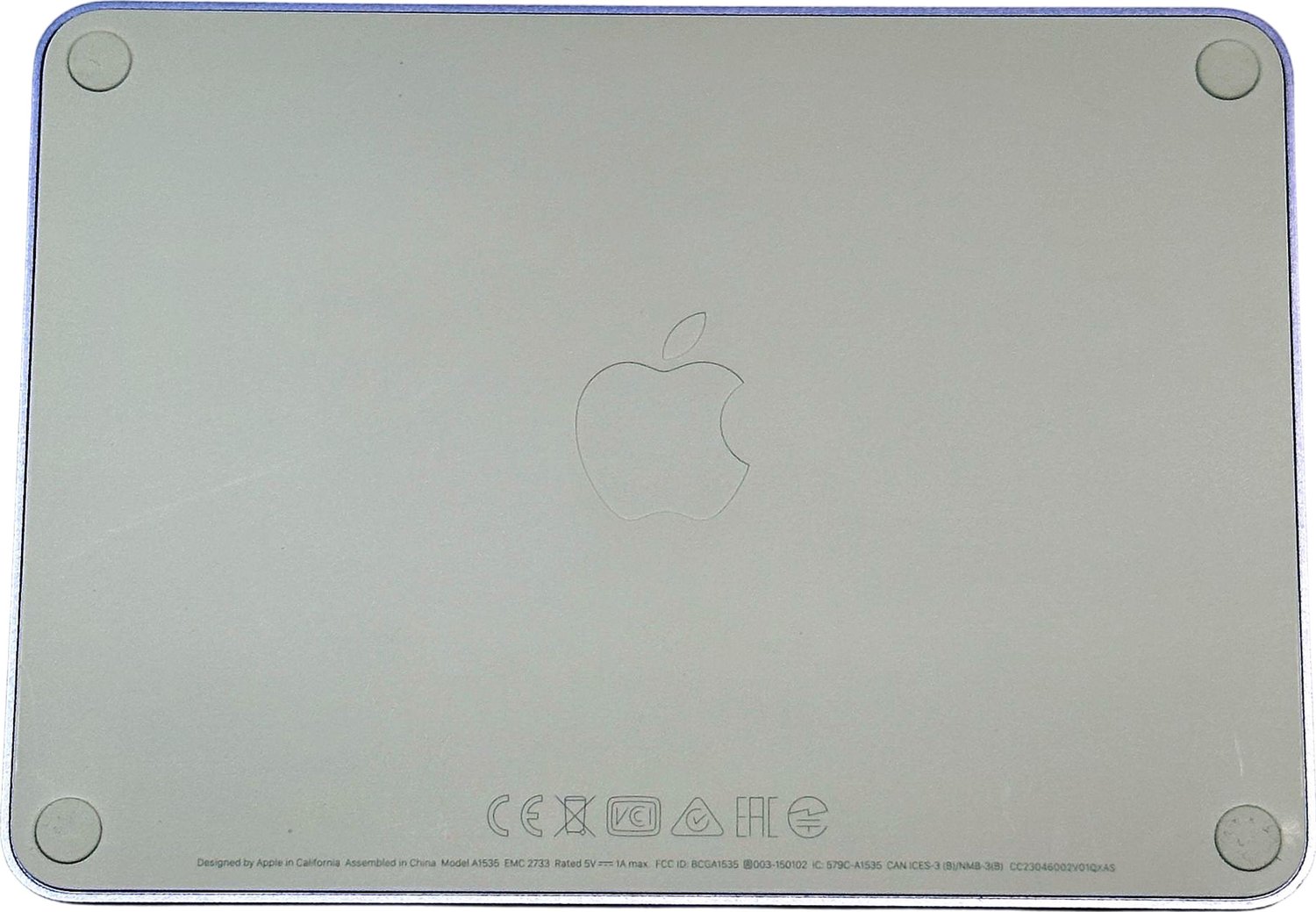 Apple Magic fashion Wireless Trackpad 2 - MK2D3AM/A - White/Silver Model#A1535