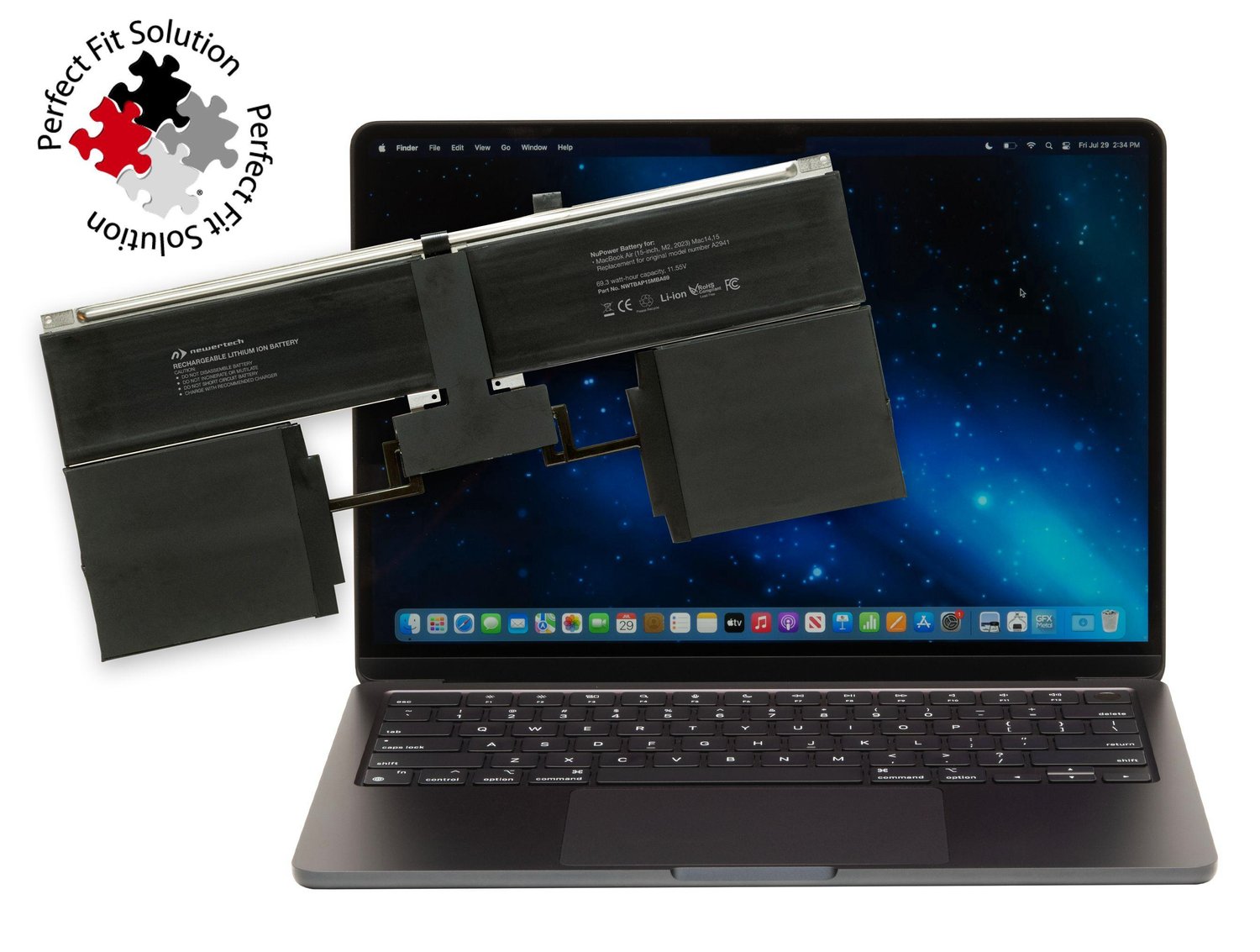 Replacement Battery for 15-inch MacBook Air (M2, 2023)