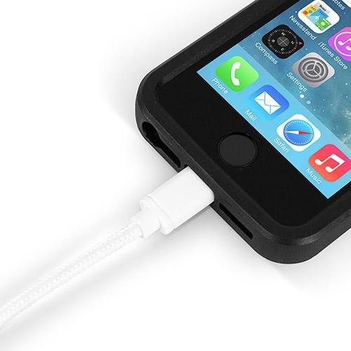 Câble USB Vers Lightning 1 Mètre - Charge Et Données 5V/2A - Noir (sans Emballage)