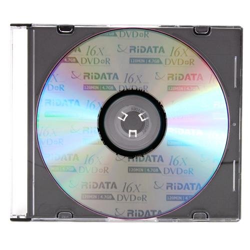 OWC 16X DVD-R 4.7GB Blank DVD Media in Slimline Jewel Case - Single Disc