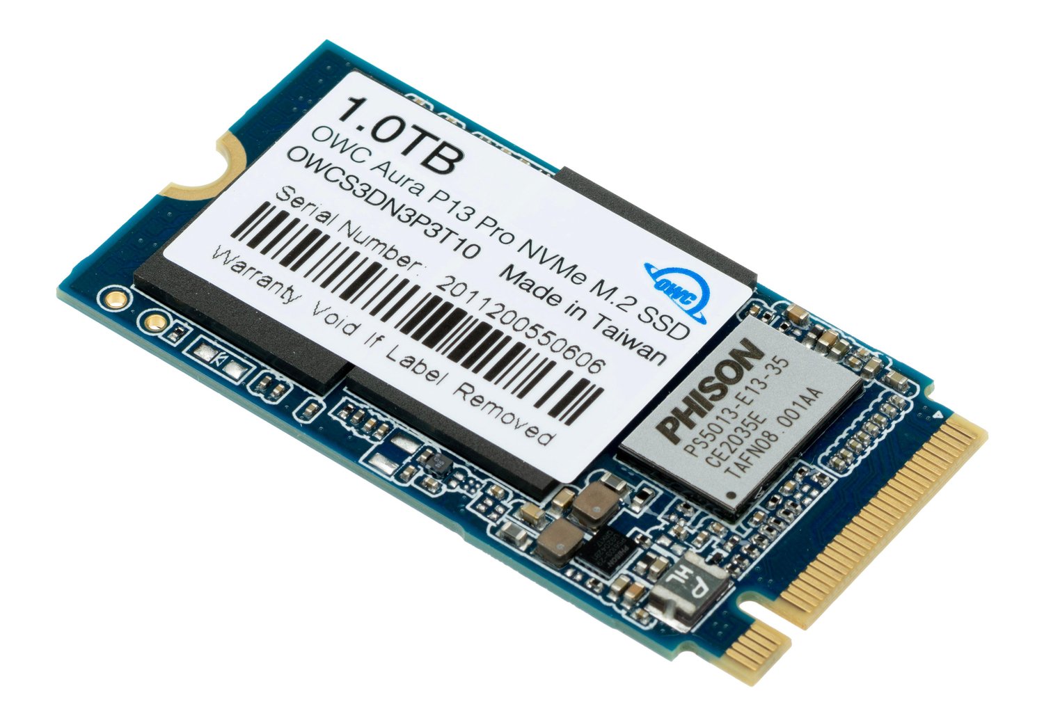 facet Robust Træ OWC 1.0TB Aura P13 Pro PCIe 3.0 NVMe M.2 2242 SSD at MacSales.com