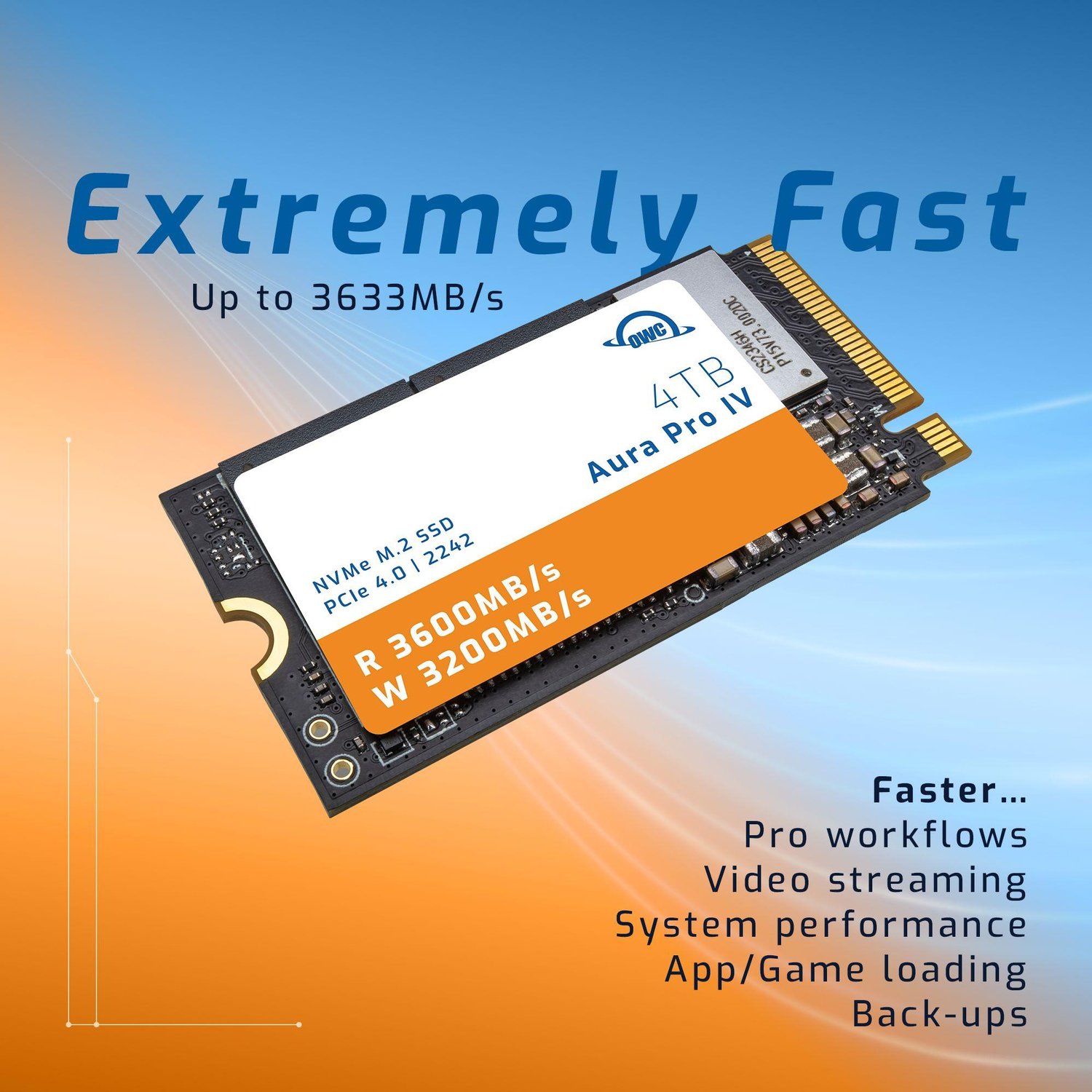 OWC Ministack with Aura P12 Pro NVMe SSD Only(OWCT4MS9H00N04