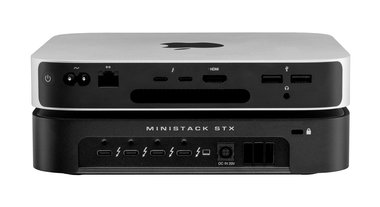 M1 Mac mini + オマケ OWC miniStack STX Storage Enclosure & Hub Xpansion: Black