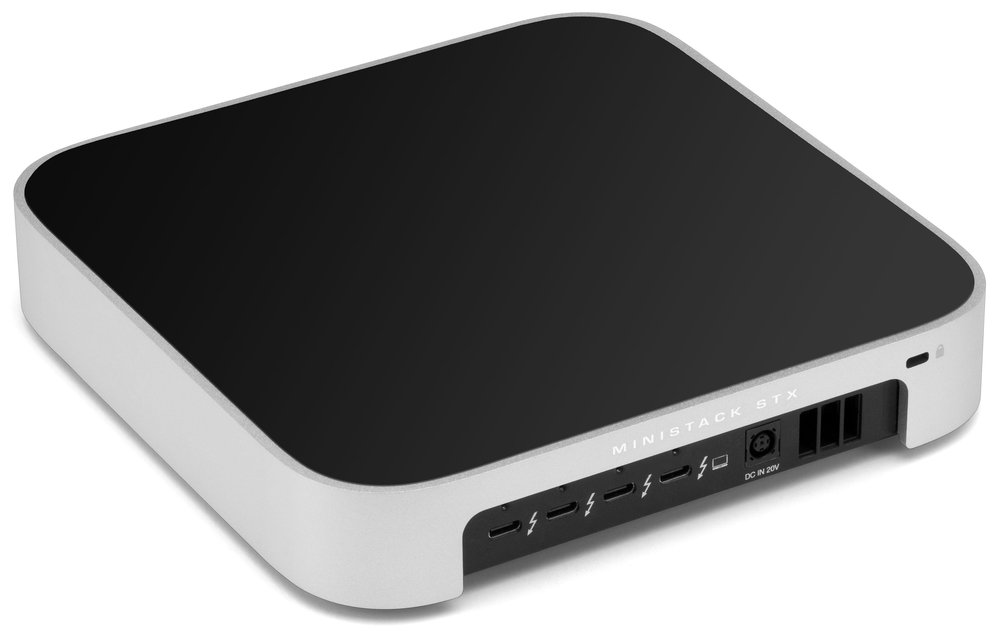 2.0TB (HDD) OWC miniStack STX Stackable Storage and Thunderbolt Hub  Xpansion Solution - Silver