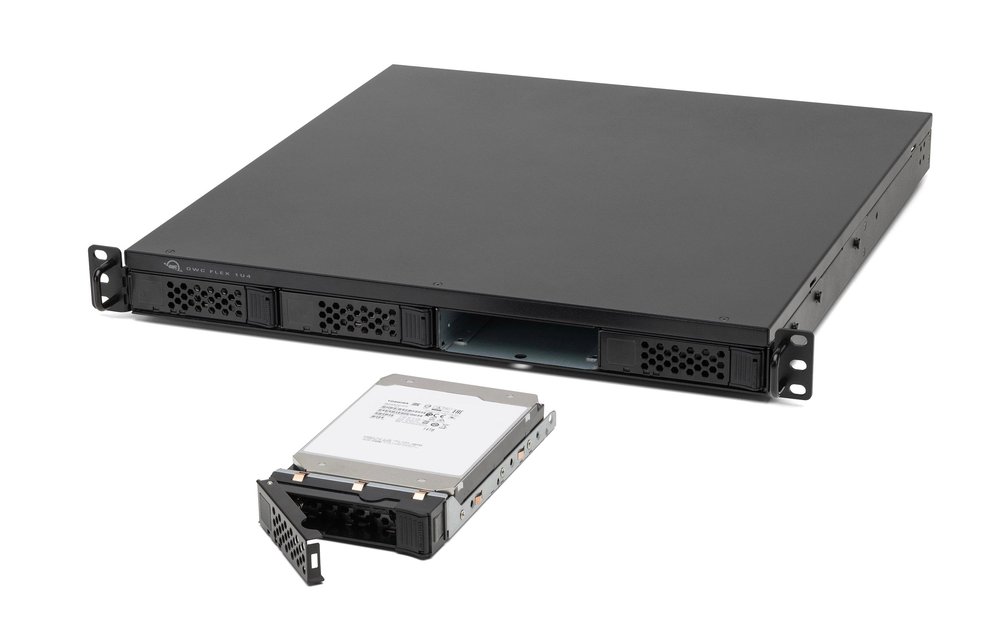OWC Flex 1U4 Rackmount Storage, Docking & PCIe Expansion