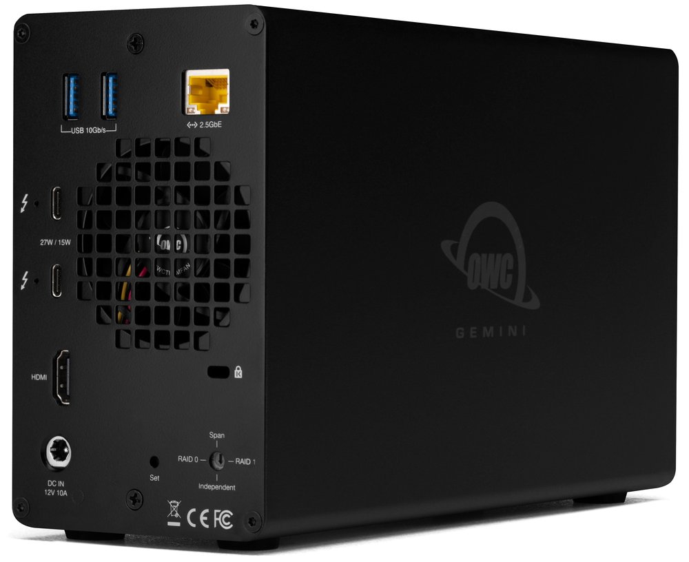 OWC 8.0TB Gemini Ultra X2 Two-Drive SSD RAID at MacSales.com
