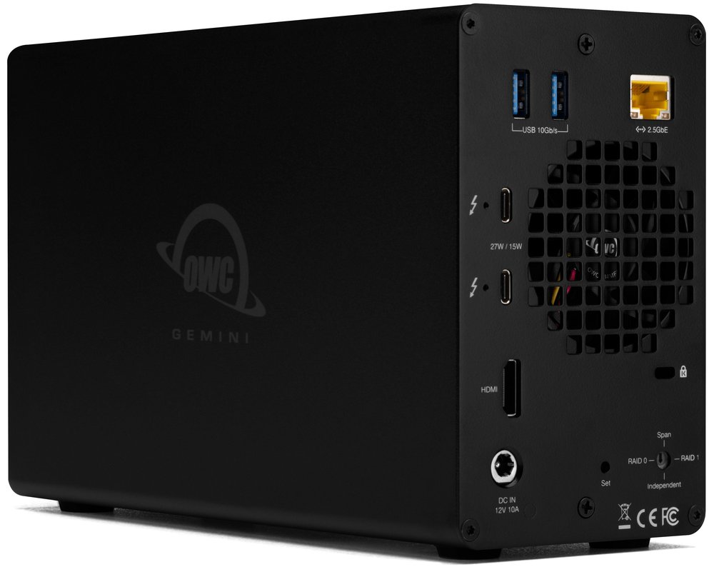 OWC 8.0TB Gemini Ultra X2 Two-Drive SSD RAID at MacSales.com
