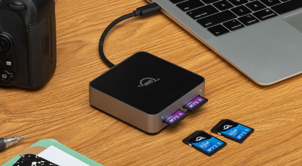 OWC Atlas USB 3.2 (10Gb/s) Dual SD Card Reader/Writer