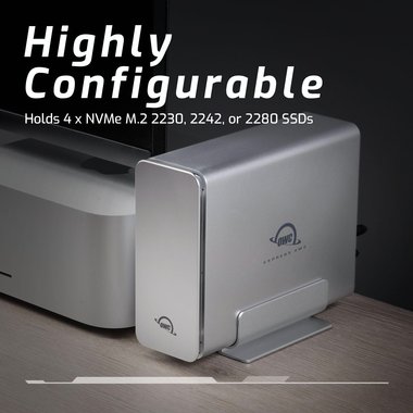 OWC 4.0TB Express 4M2 USB4 (40Gb/s) DIY Bundle with at MacSales.com