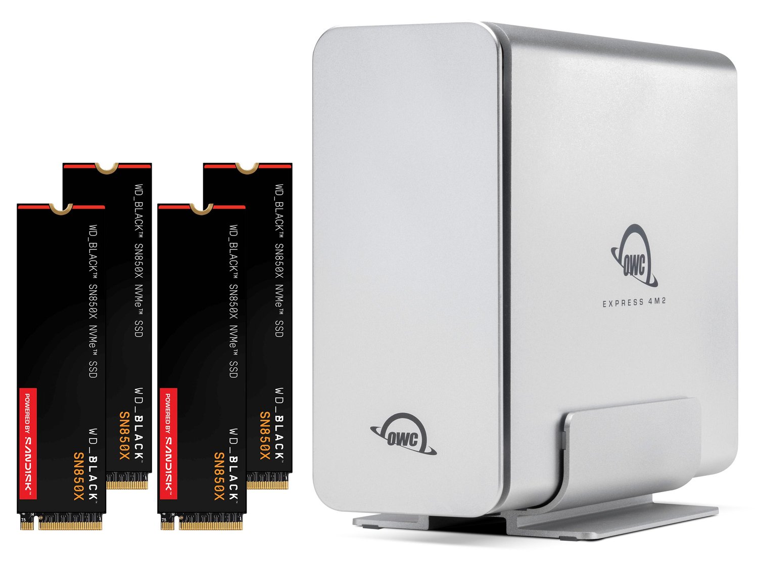OWC 4.0TB Express 4M2 USB4 (40Gb/s) DIY Bundle with at MacSales.com