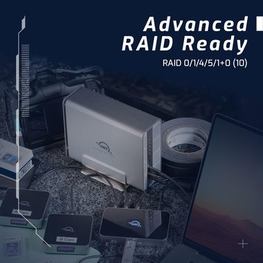 OWC Express 4M2 外付けSSDケース 中古美品 OWC Express 4M2 Four-Slot USB4 DIY Enclosure with SoftRAID