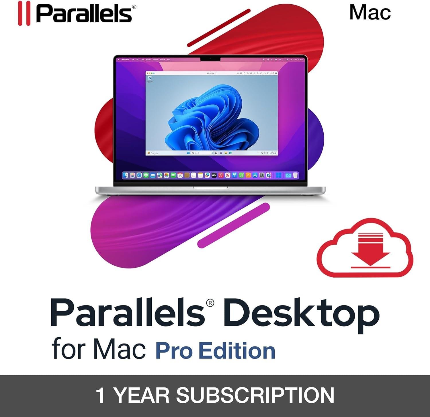 Parallels Desktop 18 Pro Edition for Mac - 1 Year License