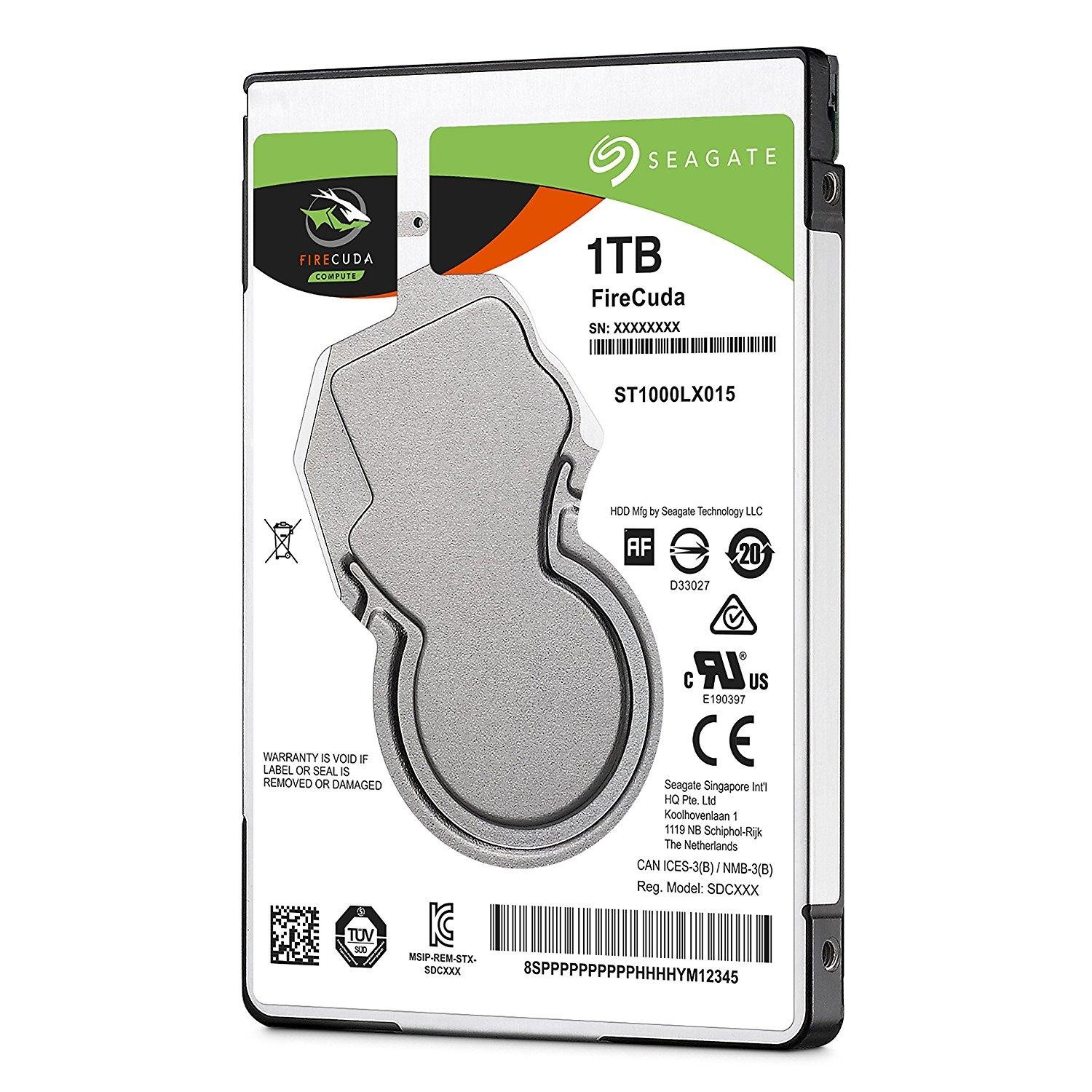 thumbnail image 2 of Seagate FireCuda 1TB SSHD Solid State Hybrid Drive - 2.5 Inch SATA For Laptop & PC 2 of 3