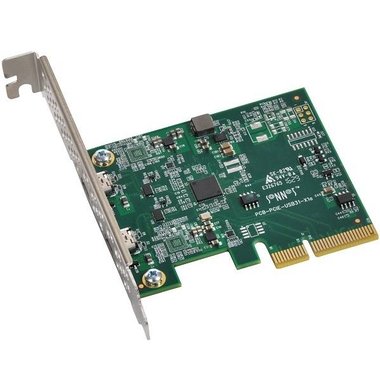 Sonnet Technologies Allegro 2-Port USB-C SuperSpeed 10GBps PCIe Card