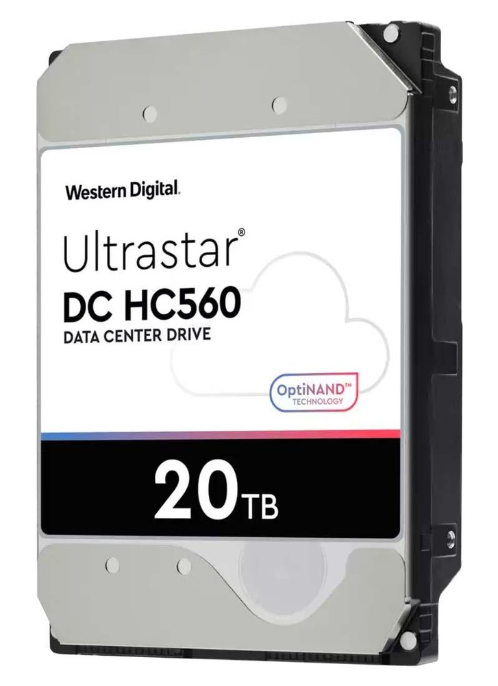 20.0TB Western Digital Ultrastar DC HC560 3.5-inch SATA 6.0Gb/s 7200RPM  Enterprise Class Hard Drive