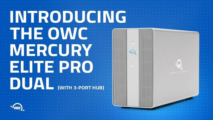 OWC Mercury Elite Pro Dual with 3-Port Hub