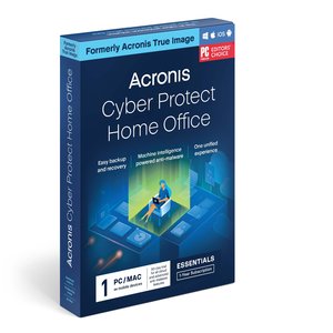 Acronis Cyber Protect Home Office Essentials for Mac and Windows PC - 1 Year Subscription for 1 Computer