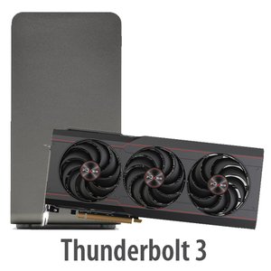 AKiTiO Node Titan Thunderbolt 3 eGPU + SAPPHIRE PULSE AMD Radeon RX 6800 XT Graphics Card Bundle