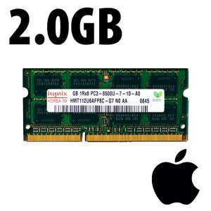 (*) 2.0GB Apple-Elpida Factory Original PC10600 DDR3 204 Pin CL9 1333MHz SO-DIMM Module *Used / Pull