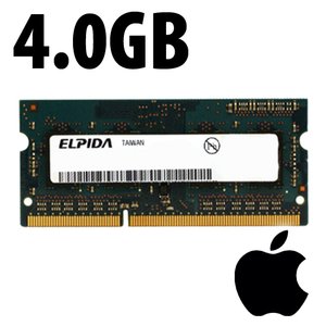 (*) 4.0GB Apple-Elpida Factory Original PC3-12800 1600MHz DDR3L 204-Pin SO-DIMM Memory Module
