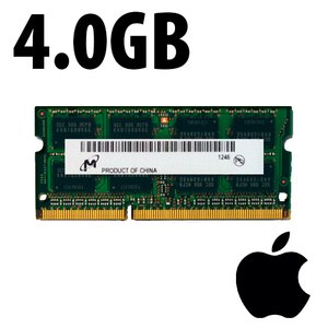 (*) 4.0GB Apple-Micron Factory Original PC3-12800 1600MHz DDR3L 204-Pin SO-DIMM Memory Module