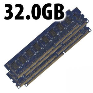 (*) 32.0GB (4 x 8GB) Apple Factory Original PC3-14900 1866MHz DDR3 ECC 240-Pin DIMM Memory Upgrade Kit
