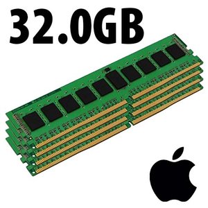 (*) 32.0GB (4 x 8GB) Apple Factory Original PC23400 DDR4 ECC 2933MHz 288-pin RDIMM Memory Upgrade Kit