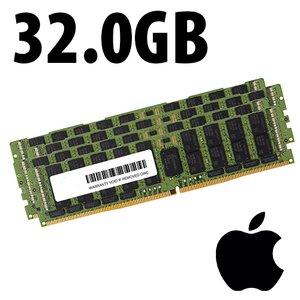 (*) 32.0GB (4 x 8GB) Apple-Major Brand PC23400 DDR4 ECC 2933MHz 288-pin RDIMM Memory Upgrade Kit