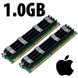 (*) 1.0GB (2x 512MB) Apple-Major Brand OEM PC5300 DDR2 204 Pin CL5 667MHz FB-DIMM *Used / Pull*