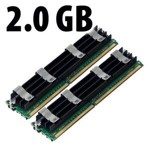 (*) 2.0GB Apple Factory Kit for Mac Pro 800MHz (works in 667MHz too) PC6400 DDR2 800MHz ECC FB-DIMMs