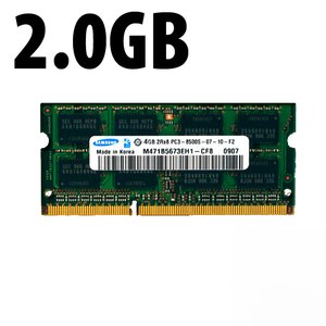 (*) 2.0GB Apple-Samsung Factory Original PC8500 DDR3 204-Pin CL7 1066MHz SO-DIMM Module for Mac
