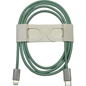 (*) 1.0 Meter (39") Apple Genuine Braided USB-C to Lightning Cable - Green