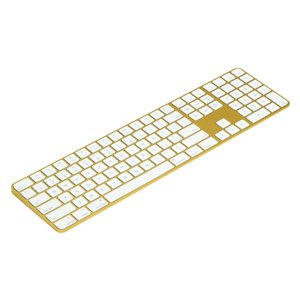 Apple Magic Keyboard with Touch ID and Numeric Keypad for Apple Silicon Mac Models - Yellow with White Keys
