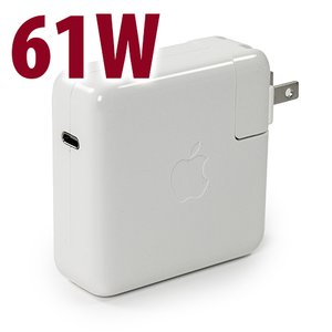 (*) 61W Apple Genuine USB-C Power Adapter/Charger