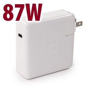 (*) 87W Apple Genuine USB-C Power Adapter/Charger