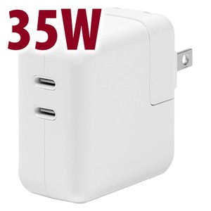 Apple Genuine 35W Dual USB-C Port Power Adapter/Charger