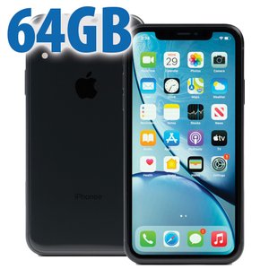 Apple iPhone XR 64GB GSM+CDMA (Unlocked) - Black