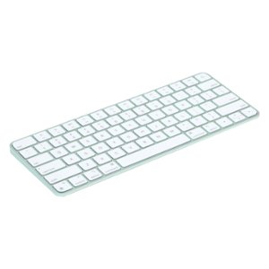 Apple Magic Keyboard with Lock Key (2024) for Mac, iOS Devices, and Apple TV - Green with White Keys