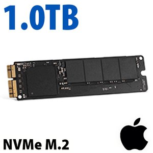 (*) Apple Genuine 1.0TB Apple Factory PCIe Blade NVMe SSD for 2013 to 2019 Mac Pro includes factory heatsink