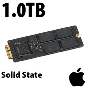(*) 1.0TB Apple Factory PCIe Blade SSD for 2014 and 2015 MacBook Pro (13" and 15" models)