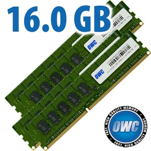 (*) 16GB (4x 4GB) DDR3 ECC PC3-10600 1333MH ECC Kit for Mac Pro 'Nehalem' & 'Westmere' models *USED*