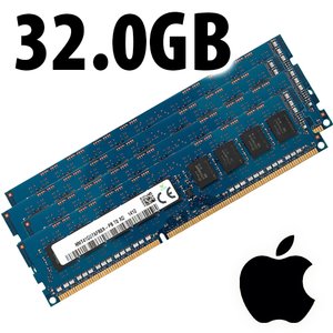 (*) 32.0GB Kit (4x 8GB) DDR3 ECC 1066/1333MHz SDRAM ECC-R for Mac Pro 'Nehalem' & 'Westmere' models