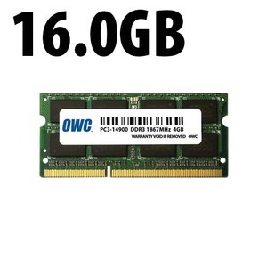 (*) 16.0GB Major Brand PC3-14900 DDR3L 1867MHz 204-Pin SO-DIMM Memory Module