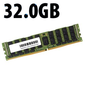 (*) 32.0GB Major Brand PC23400 DDR4 ECC 2933MHz 288-Pin RDIMM Memory Module