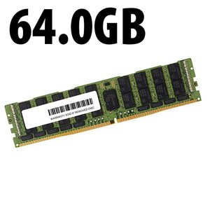 (*) 64.0GB Major Brand PC4-23400 DDR4 2933MHz ECC 288-Pin RDIMM Memory Module for Mac