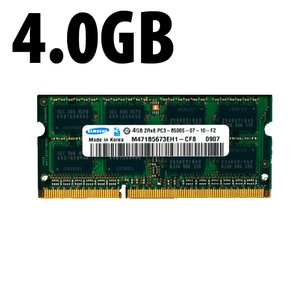 (*) 4.0GB Apple/Major Brand PC8500 DDR3 1066MHz 204-Pin SO-DIMM Memory Module