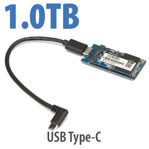 (*) 1.0TB USB-C mSATA SSD (No Housing)