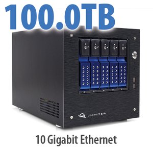 100.0TB OWC Jupiter Mini 5-Drive Desktop Network Attached Storage (NAS) Solution